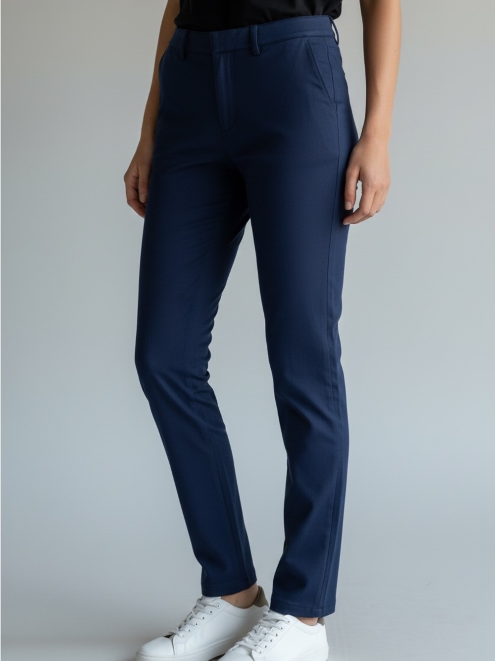 Michael‎ Kors Navy Straight Leg Dress Pants
